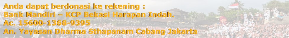 Rekening donasi satujutagita.org